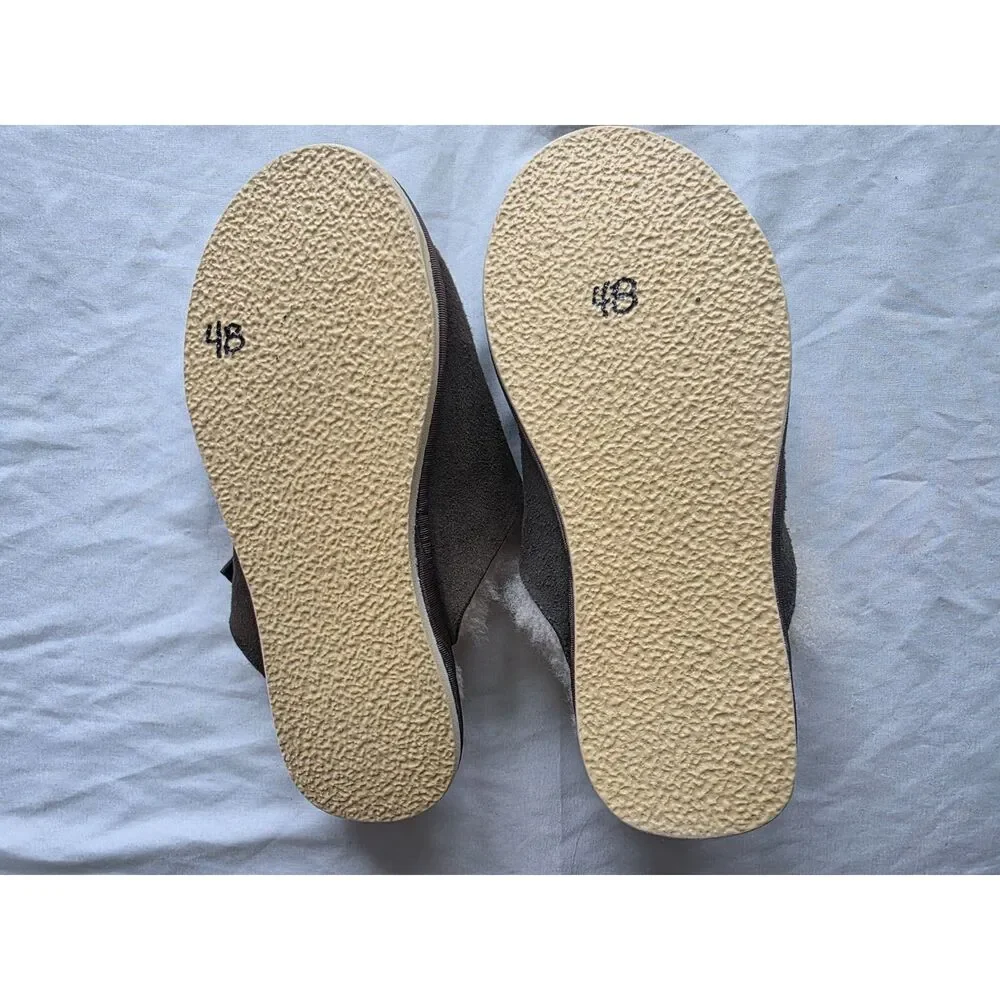 Celtic & Co Pure Sheepskin Suede Mules - Unworn - Mens 8.5/Womens 9.5